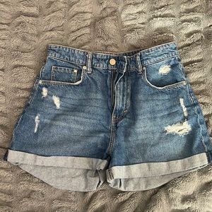 High waisted shorts
